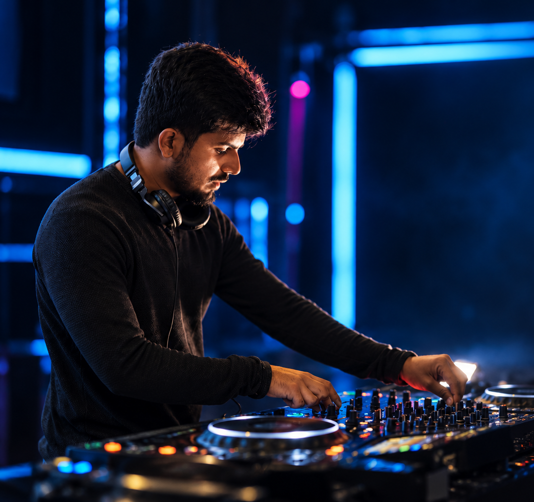 Mansde DJ live performance